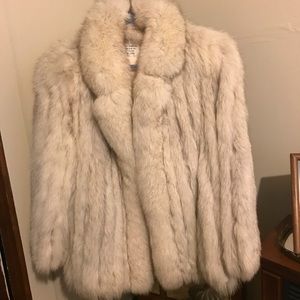 Fox fur coat